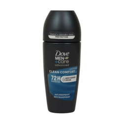 DOVE MEN CARE DEODORANTE CLEAN COMFORT ANTI-TRASPIRANTE 72H 50 ML.