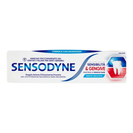 SENSODYNE DENTIFRICIO SENSIBILITA' E GENGIVE MENTA DELICATA 75 ML.