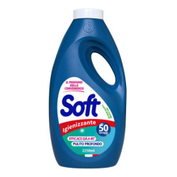 SOFT DETERSIVO PER LAVATRICE IGIENIZZANTE 50 LAVAGGI 2,25 LT.