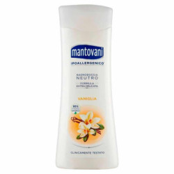 MANTOVANI BAGNODOCCIA NEUTRO IPOALLERGENICO FORMULA EXTRADELICATA ALLA VANIGLIA 400 ML.