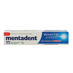 MENTADENT DENTIFRICIO WHITE SYSTEM 75 ML.