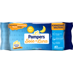 PAMPERS SOLE E LUNA SALVIETTINE IGIENIZZANTI MULTIUSO - 40 SALVIETTE