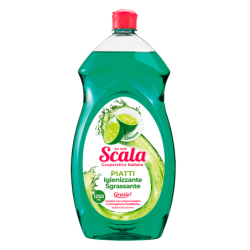 SCALA DETERSIVO PIATTI IGIENIZZANTE E SGRASSANTE AL LIMONE 1250 ML.
