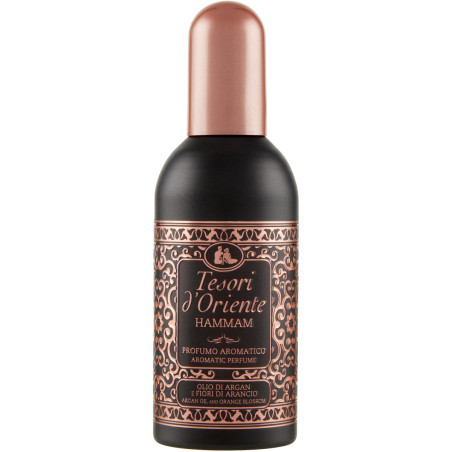 TESORI D'ORIENTE PROFUMO AROMATICO HAMMAM OLIO DI ARGAN E FIORI DI ARANCIO 100 ML.