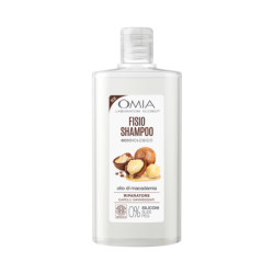 OMIA LABORATORI ECOBIO FISIO SHAMPOO ECOBIOLOGICO ALL'OLIO DI MACADAMIA RIPARATORE PER CAPELLI DANNEGGIATI 200 ML.