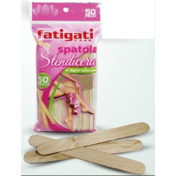 FATIGATI SPATOLA STENDICERA IN LEGNO NATURALE 50 PEZZI