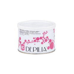 DEPILIA CERA DEPILATORIA IN BARATTOLO CON BIOSSIDO DI TITANIO PER PELLI SENSIBILI 400 ML.