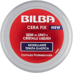 BILBA CERA FIX CON SEMI DI LINO E CRISTALLI LIQUIDI MODELLANTE TENUTA ELASTICA 100 ML.