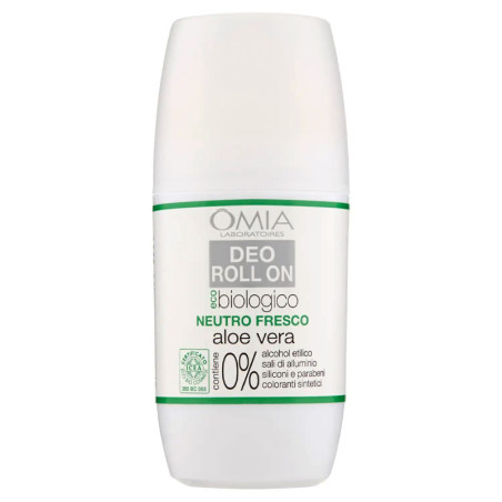 OMIA LABORATOIRES DEO ROLL ON ECOBIOLOGICO NEUTRO FRESCO ALL'ALOE VERA 50 ML.