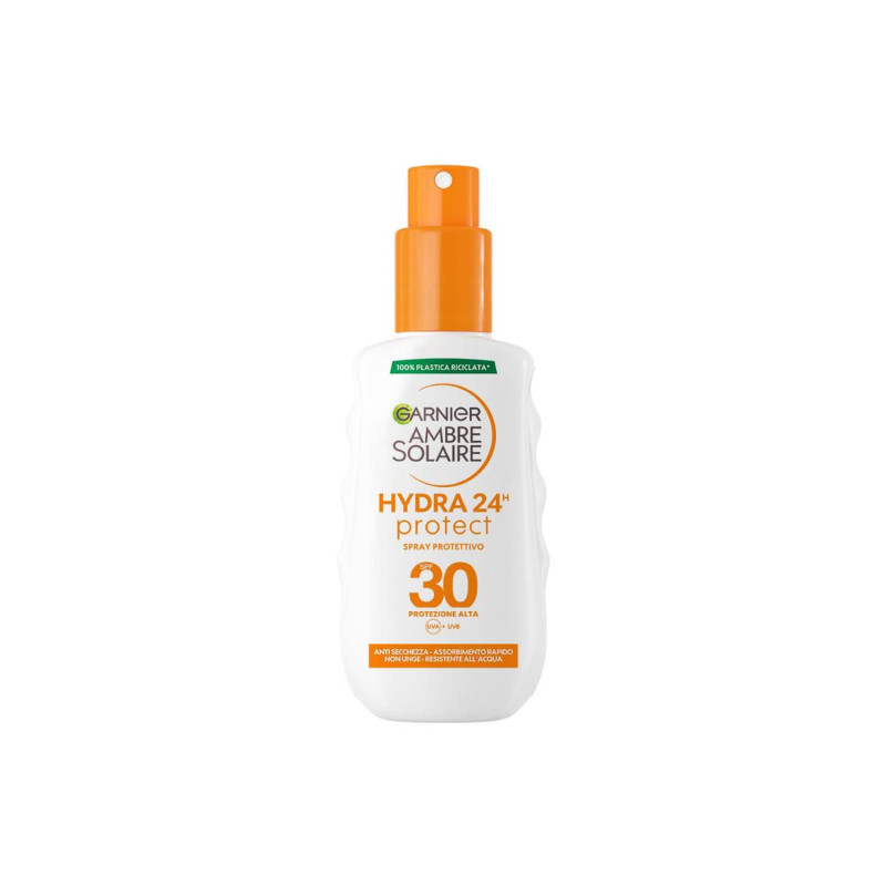GARNIER AMBRE SOLAIRE HYDRA 24H PROTECT SPRAY PROTETTIVO 30 SPF 200 ML.