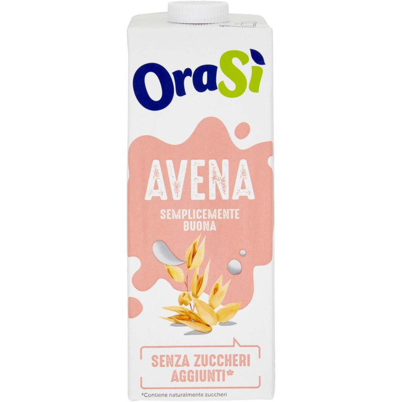 ORASI' BEVANDA VEGETALE DI AVENA SENZA ZUCCHERI 1 LT.