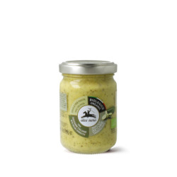 ALCE NERO PESTO ALLE ZUCCHINE BIOLOGICO IN VETRO 130 GR.