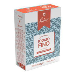 GEBER SALE FINO IODATO 1 KG.