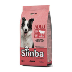 SIMBA DOG CROCCHETTE PER CANE CON MANZO 10 KG.