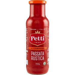 PETTI IL CORPOSO PASSATA RUSTICA IN VETRO 700 GR.