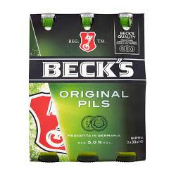 BECK'S BIRRA ORIGINAL PILS 5° 3x33 CL.