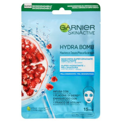 GARNIER SKINACTIVE HYDRA BOMB MASCHERA IN TESSUTO SUPER IDRATANTE E RIMPOLPANTE CON ACIDO IALURONICO E MELOGRANO 28 GR.