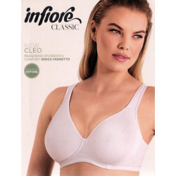 Reggiseno senza ferretto in cotone Infiore Cotton Touch New Cleo