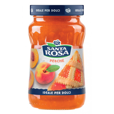 SANTA ROSA CONFETTURA EXTRA DI PESCHE 600 GR.