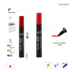 MARCATORE PERMANENTE A PUNTA TONDA 2MM - ROSSO