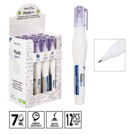 CORRETTORE A PENNA FLUID PEN 2.2MM 7 ML.