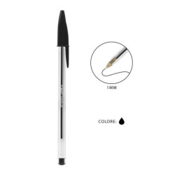 BIC PENNA A SFERA CRISTAL ORIGINAL 1MM - NERO