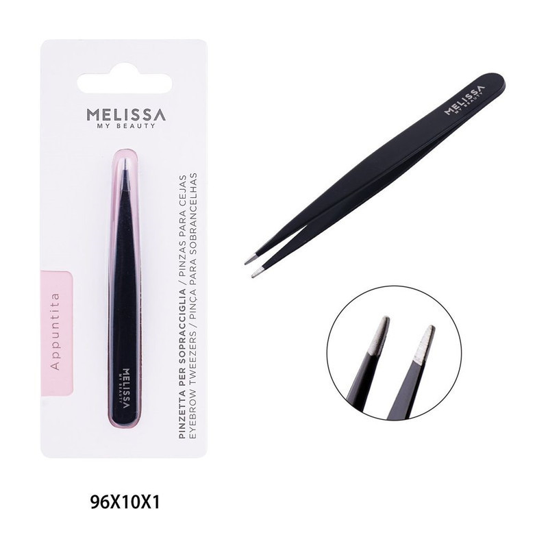 PINZETTA PER SOPRACCIGLIA CON PUNTA APPUNTITA 95x10x1 MM