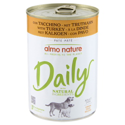 ALMO NATURE DAILY DOGS: TACCHINO 400 GR.