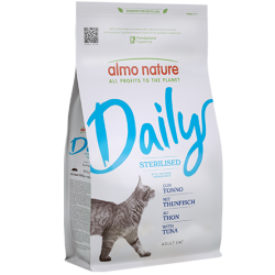 ALMO NATURE DAILY CAT CROCCHETTE STERILISED TONNO 1,2 KG.