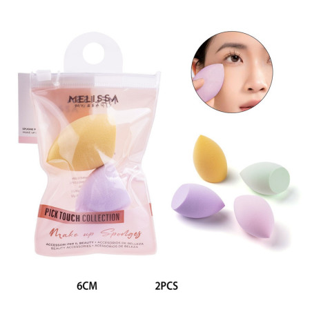 SPUGNETTE PER IL TRUCCO PICK TOUCH COLLECTION 2 PEZZI COLORATI