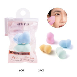 SPUGNETTE PER IL TRUCCO PICK TOUCH COLLECTION ONDULATE 2 PEZZI COLORATI