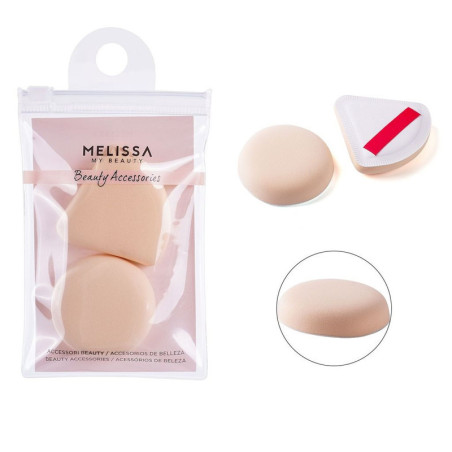 SPUGNETTE PER IL TRUCCO VARIE FORME 2 PEZZI