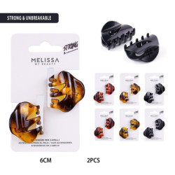 MOLLETTA PER CAPELLI STRONG AND UNBREAKABLE 4.5 CM - 2 PEZZI - COLORI ASSORTITI