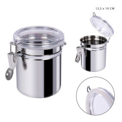 CONTENITORE ERMETICO IN ACCIAIO 12,5x10 CM.