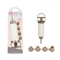 SIRINGA DECORATRICE PER DOLCI 22,5x6 CM CON 5 BECCUCCI