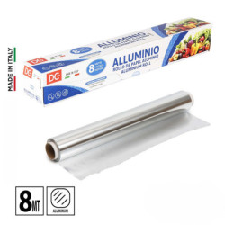 ROTOLO DI ALLUMINIO LUNGHEZZA 8 MT.