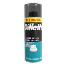 GILLETTE SCHIUMA DA BARBA PROFUMO ORIGINALE PER PELLI SENSIBILI 400 ML.