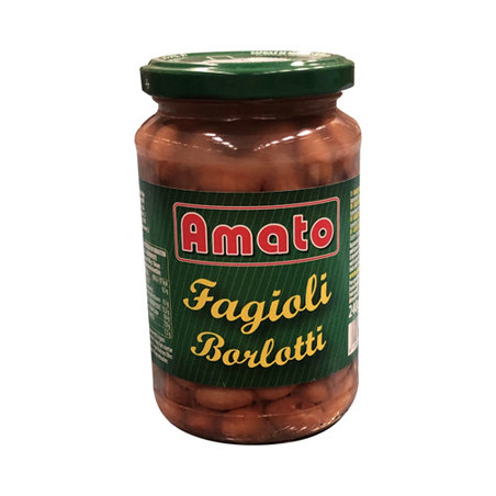 AMATO FAGIOLI BORLOTTI IN VETRO 360 GR.