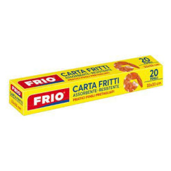 FRIO CARTA PER FRITTI ASSORBENTE E RESISTENTE 33x33 CM.