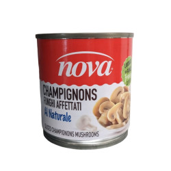 NOVA FUNGHI CHAMPIGNONS AFFETTATI AL NATURALE 212 ML.