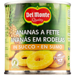 DEL MONTE ANANAS A FETTE IN SUCCO NATURALE 435 GR.
