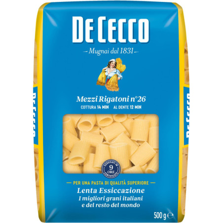 DE CECCO MEZZI RIGATONI N° 26 500 GR.