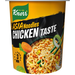 KNORR ASIA NOODLES AL POLLO PRONTI IN 3 MINUTI 63 GR.