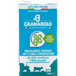 GRANAROLO LATTE PARZIALMENTE SCREMATO UHT A LUNGA CONSERVAZIONE 100% ITALIANO 1 LT.