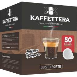 KAFFETTERA L'ESPRESSO NAPOLETANO FORTE, INTENSO E CORPOSO 50 CIALDE COMPOSTABILI