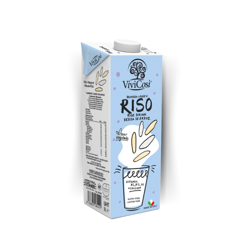 VIVICOSI' BEVANDA A BASE DI RISO 100% VEGETALE 1 LT.