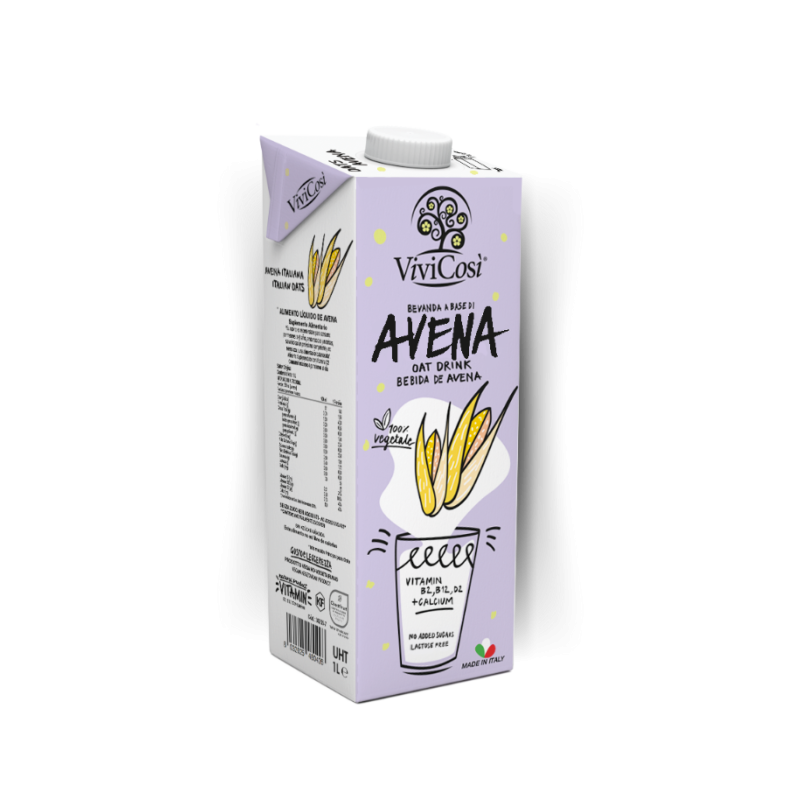 VIVICOSI' BEVANDA A BASE DI AVENA 100% VEGETALE 1 LT.