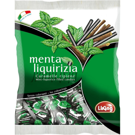 LIKING CARAMELLE ALLA MENTA E LIQUIRIZIA 150 GR.