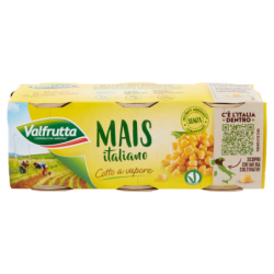 VALFRUTTA MAIS AL VAPORE IN LATTA 3x160 GR.