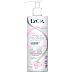 LYCIA LATTE DETERGENTE MICELLARE 3IN1 CON ACQUA DI FIORI DI LOTO 250 ML.